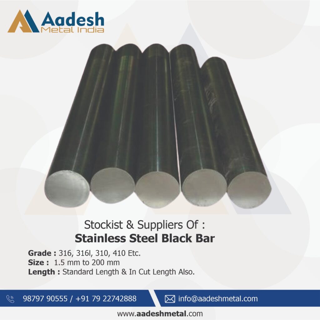 Stainless Steel Blacke Round bar