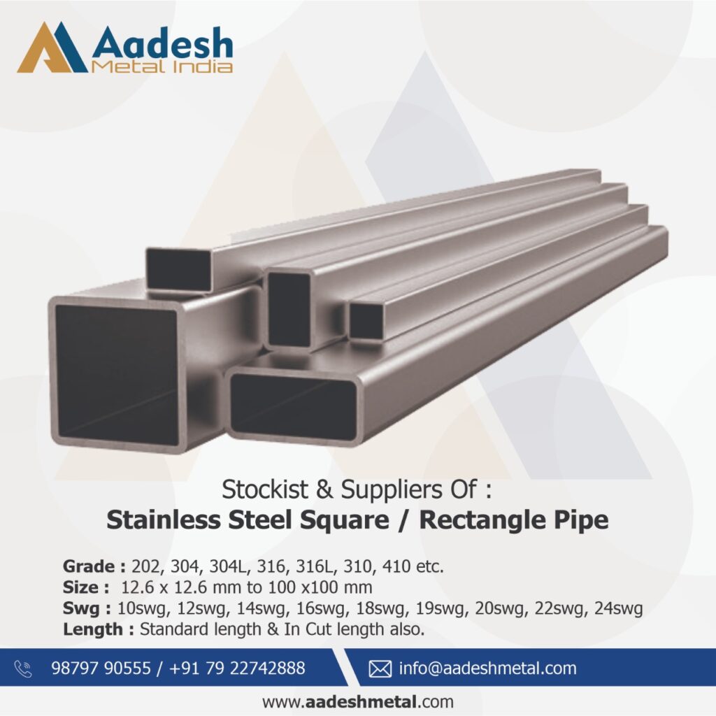 Stainless Steel Square & Rectangle Pipe